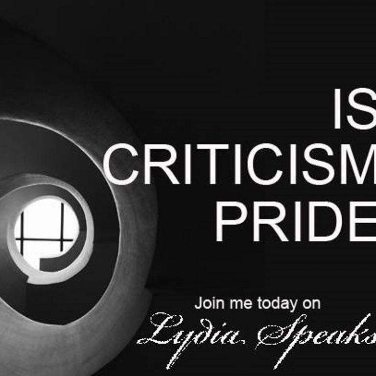 Is Criticism Pride?
